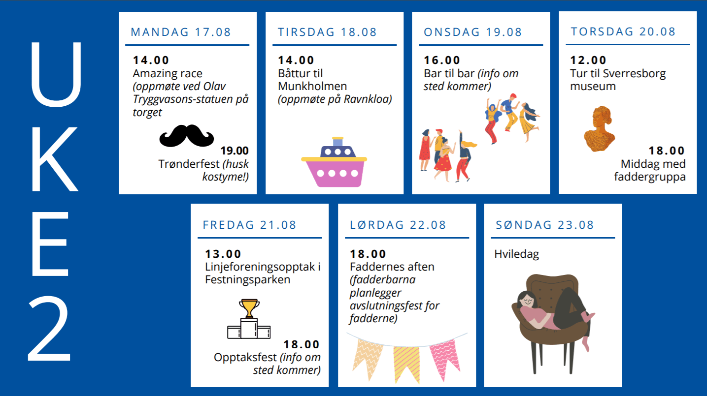 fadderuka 2020 program uke 2